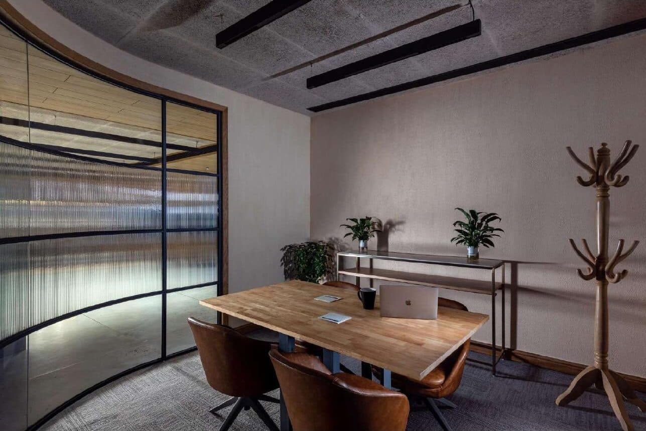 Informal breakout seating area