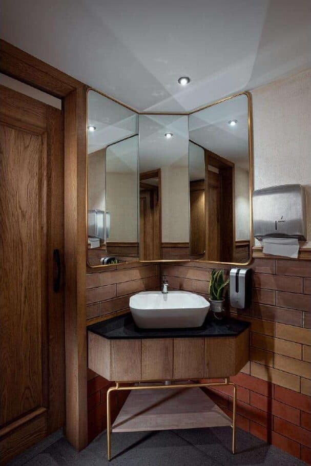 A private cabin off the main floor