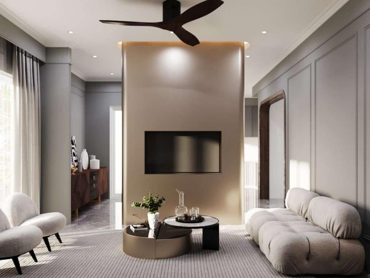 Living room of Shahbad House